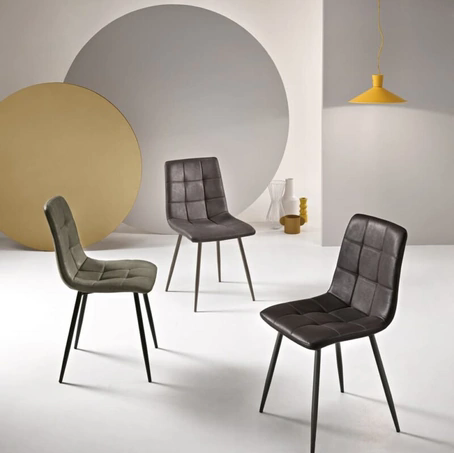 Sedia Arca in ecopelle di Ikone Casa