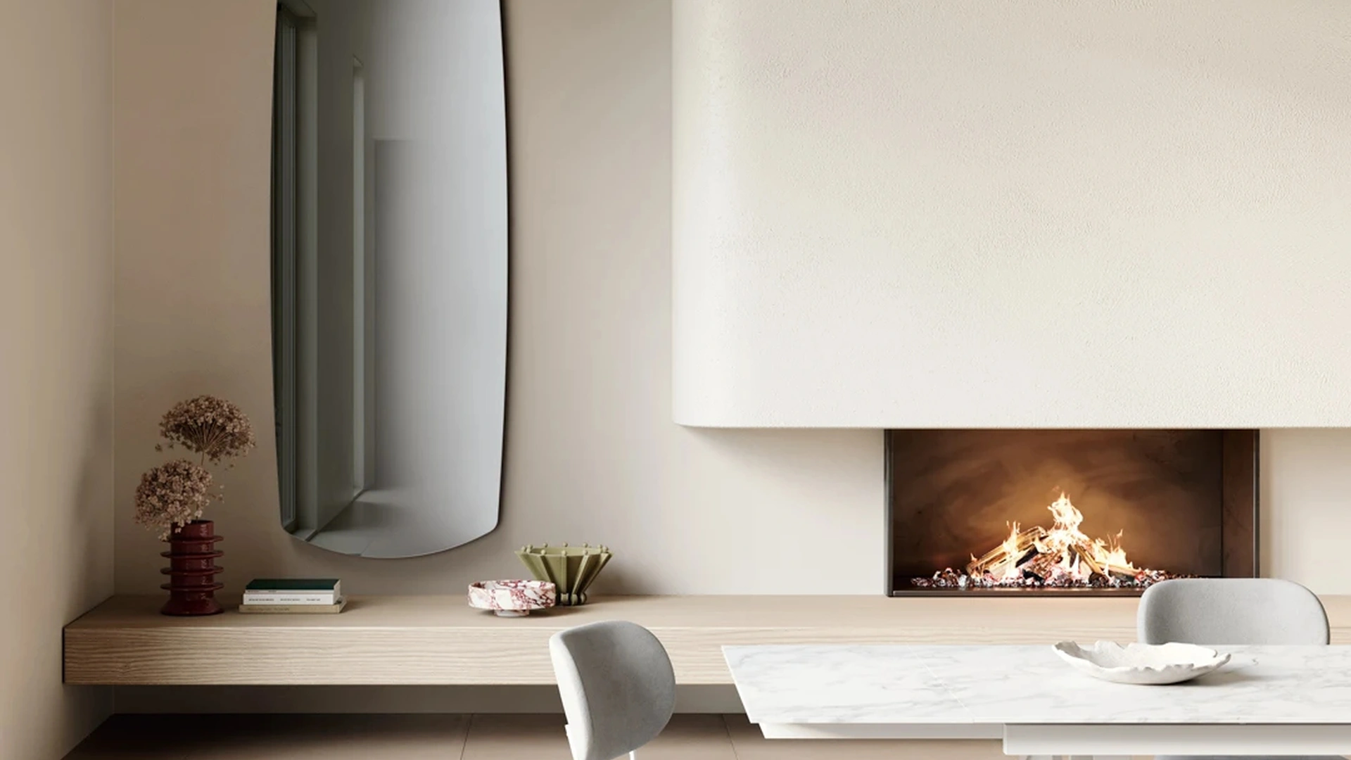 Specchio Gemini di Ikone Casa