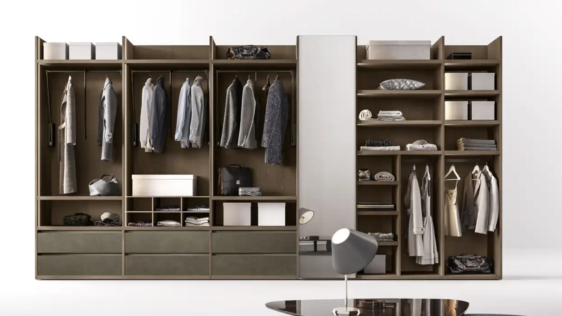 Cabina armadio Taurus T523 di Moretti Compact Giorno Notte