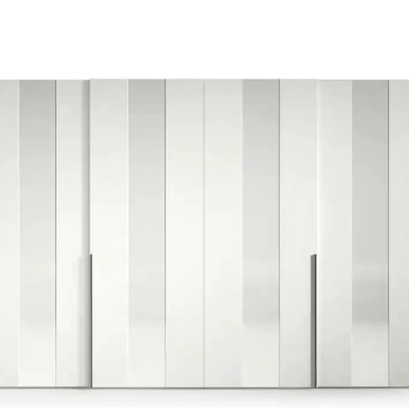 Armadio con ante scorrevoli Maestrale S183 in laccato opaco e lucido di Moretti Compact Giorno Notte