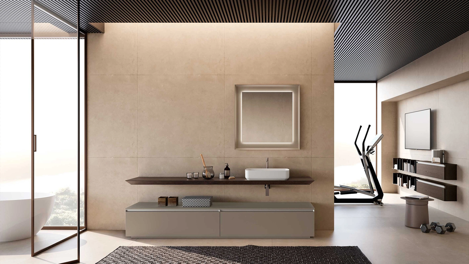 Mobile da Bagno M1 System 132 di Baxar