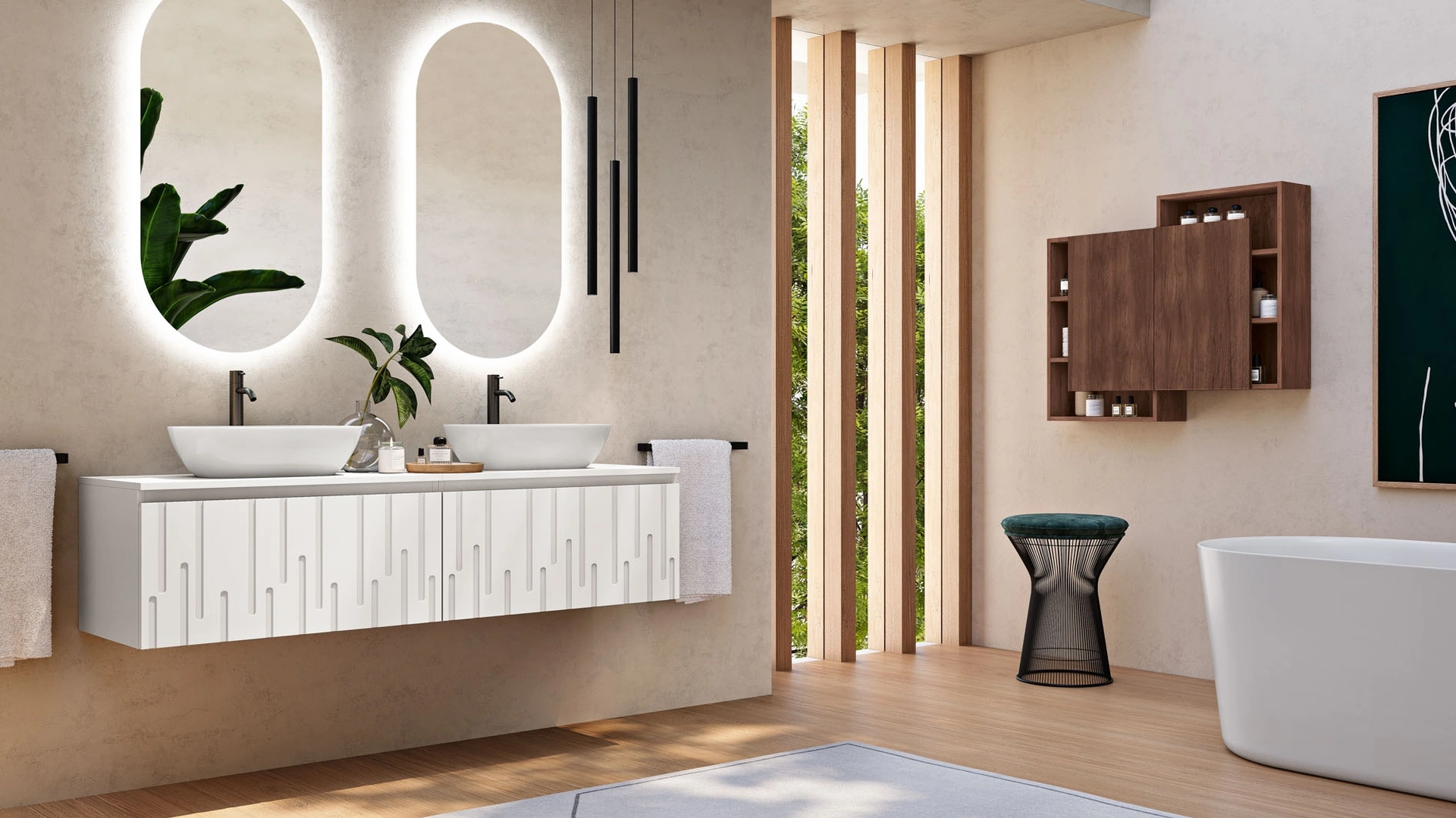 Mobile da Bagno sospeso Palmas 04 di Bluelife