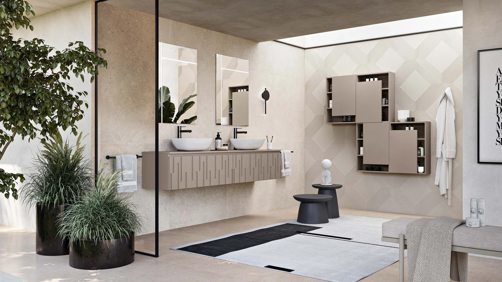 Mobile da Bagno sospeso Palmas 07 di Bluelife