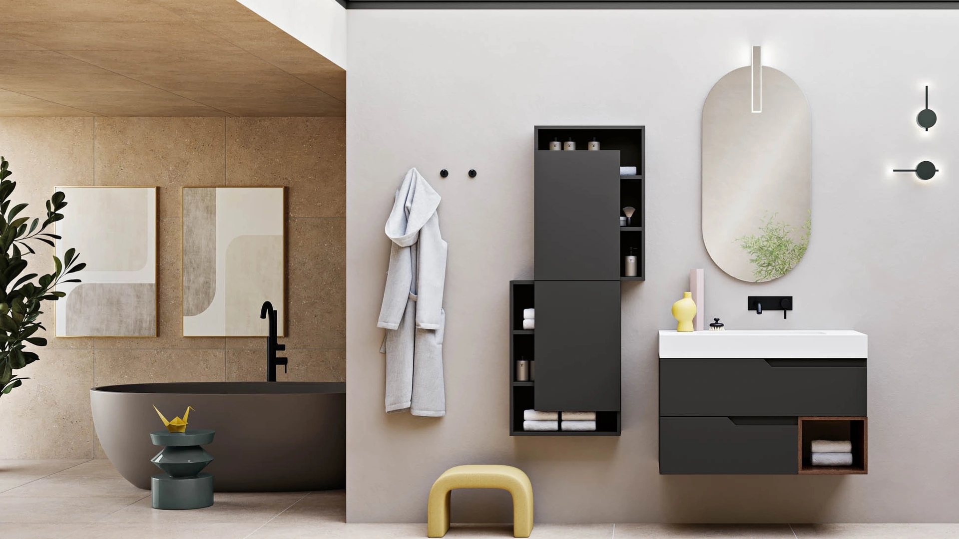 Mobile da Bagno sospeso Smile 05 di Bluelife
