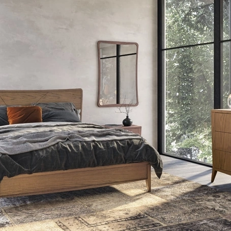 Letto in legno di frassino Nova Luna di Imba Srl