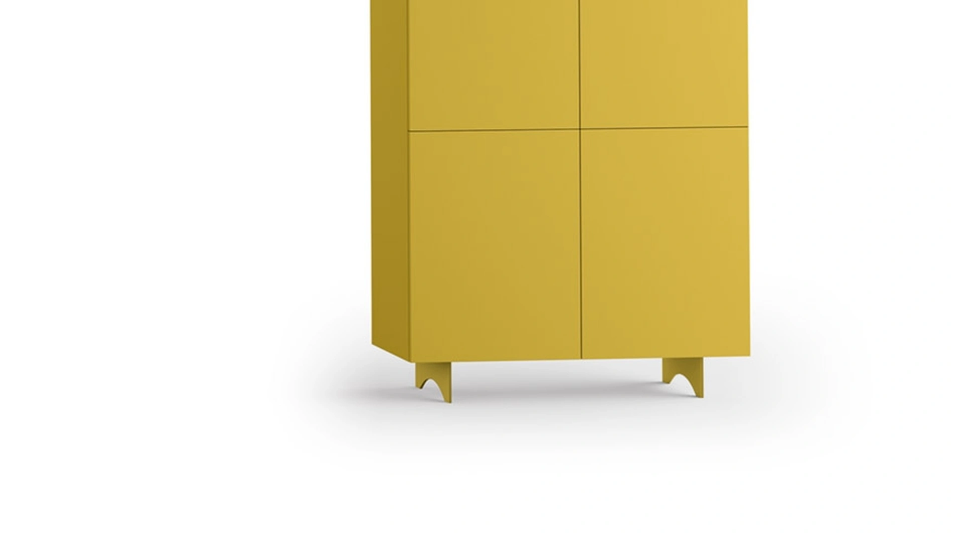 Madia Alta 13 in laccato opaco di Corso 11