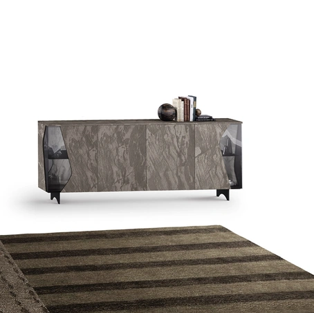 Madia 07-1 in materico con inserti in vetro di Corso 11