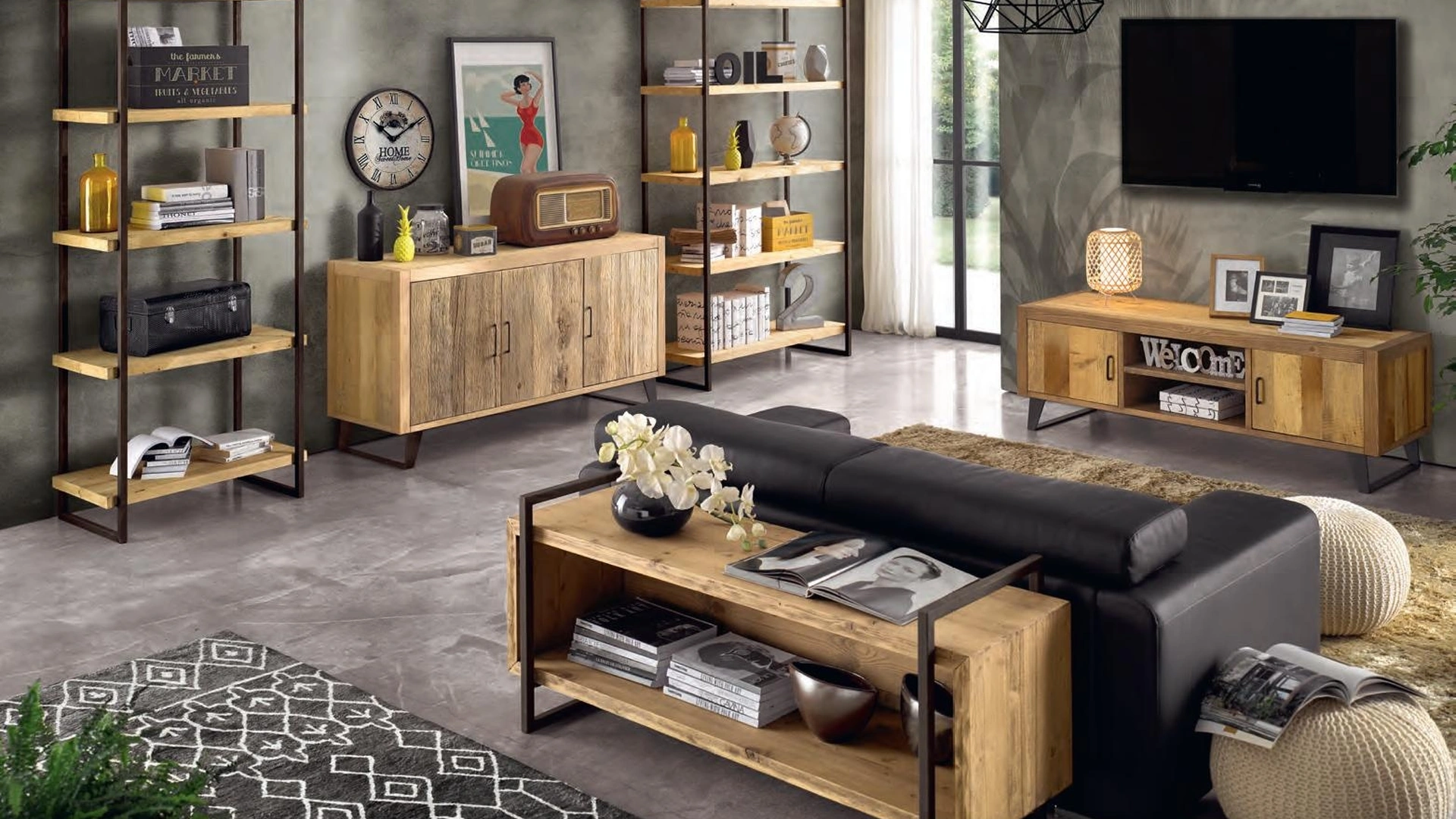 Madia Marte 3325/A in legno massello di Imba Srl