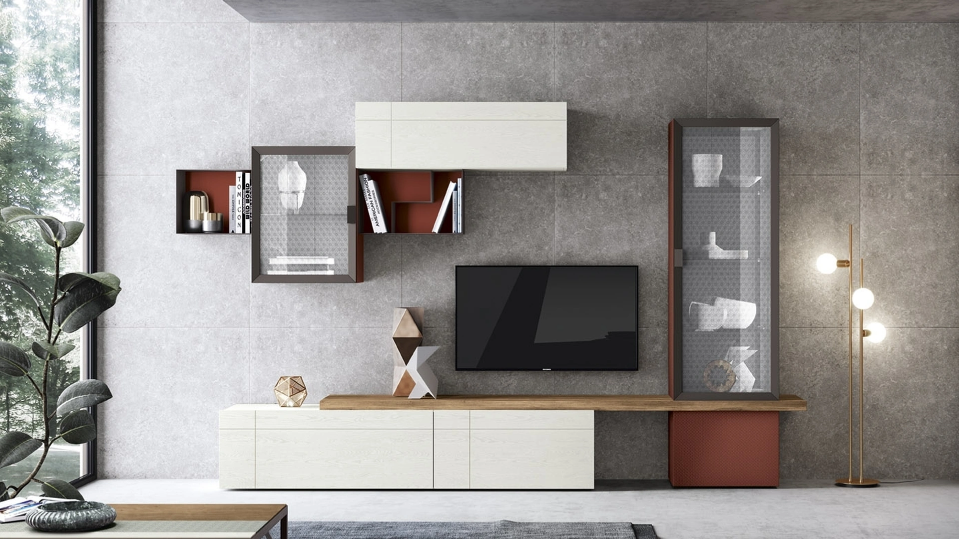 Parete Attrezzata Soggiorno 09-2 di Corso 11