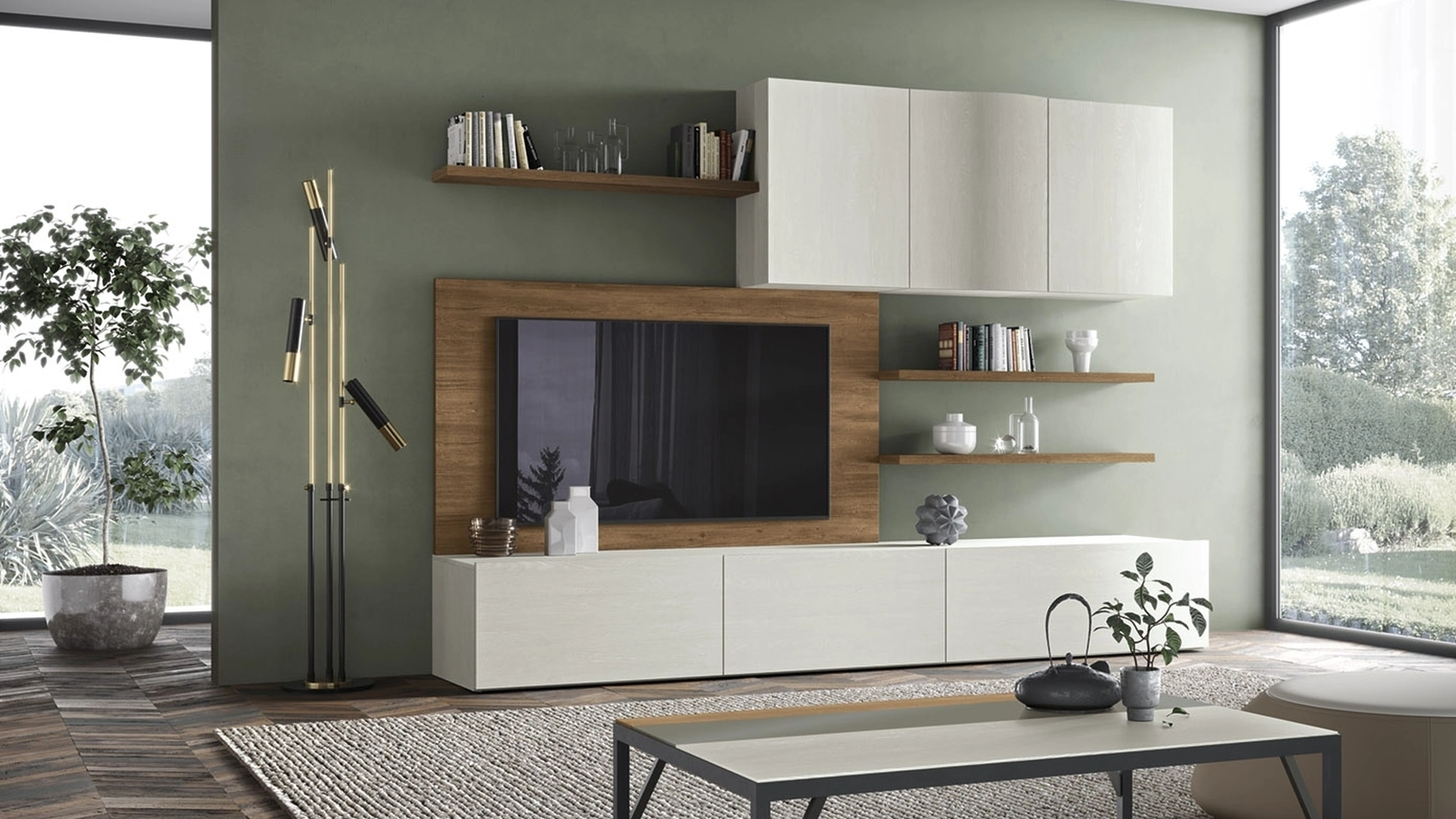 Parete Attrezzata Soggiorno 11-2 di Corso 11