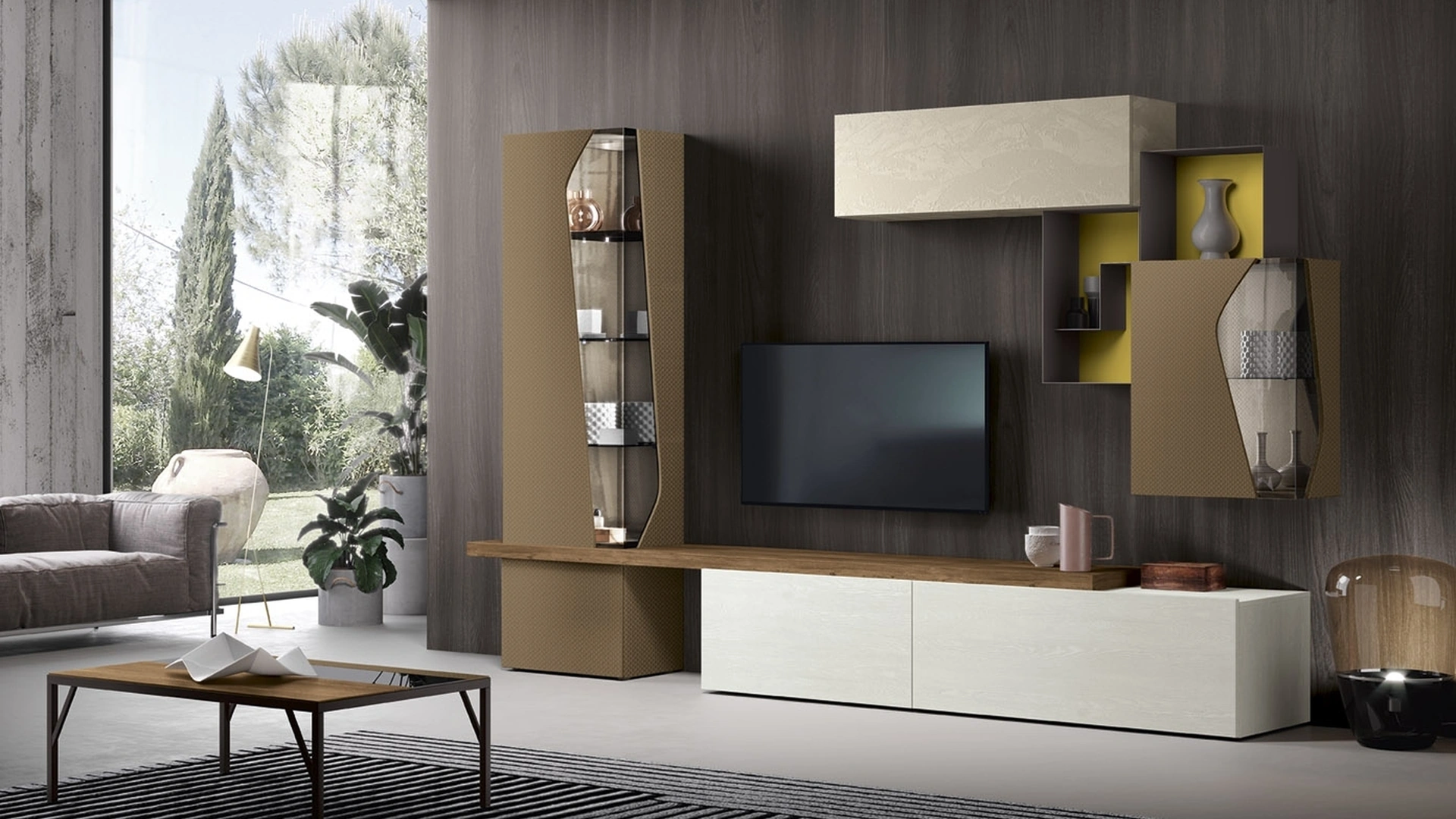 Parete Attrezzata Soggiorno 01-2 di Corso 11