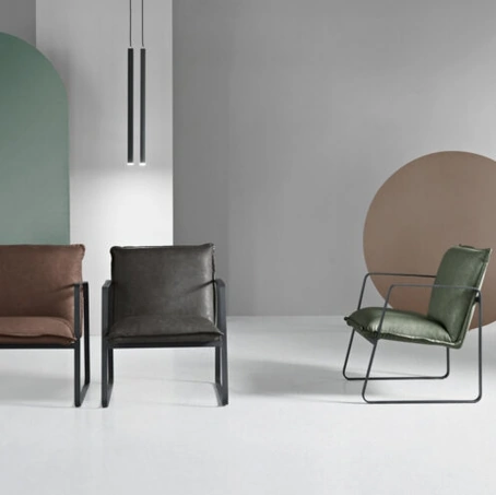 Poltroncina Cesca in ecopelle di Ikone Casa