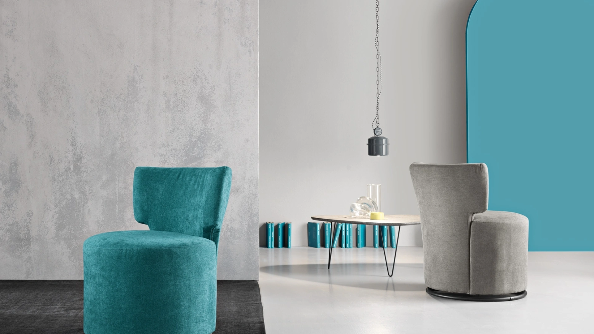 Poltroncina Lorena in tessuto di Ikone Casa