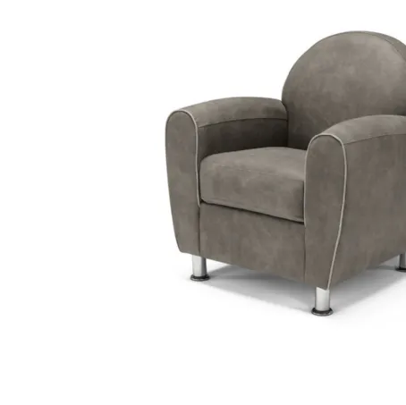 Poltroncina Urban Style SD228 in ecopelle imbottita di Imba Srl