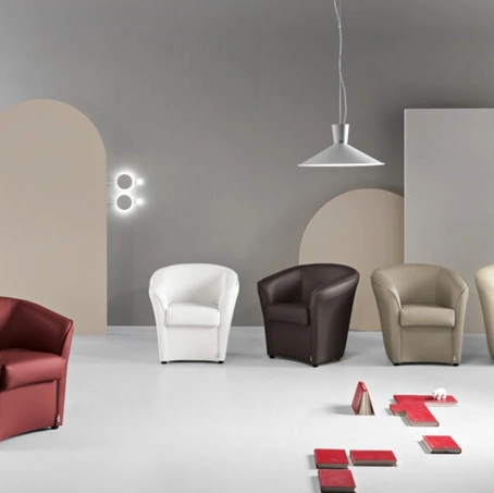 Poltroncina Valentina in Ecopelle di Ikone Casa