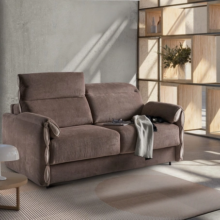 Divano letto in tessuto Fiore de Il Benessere