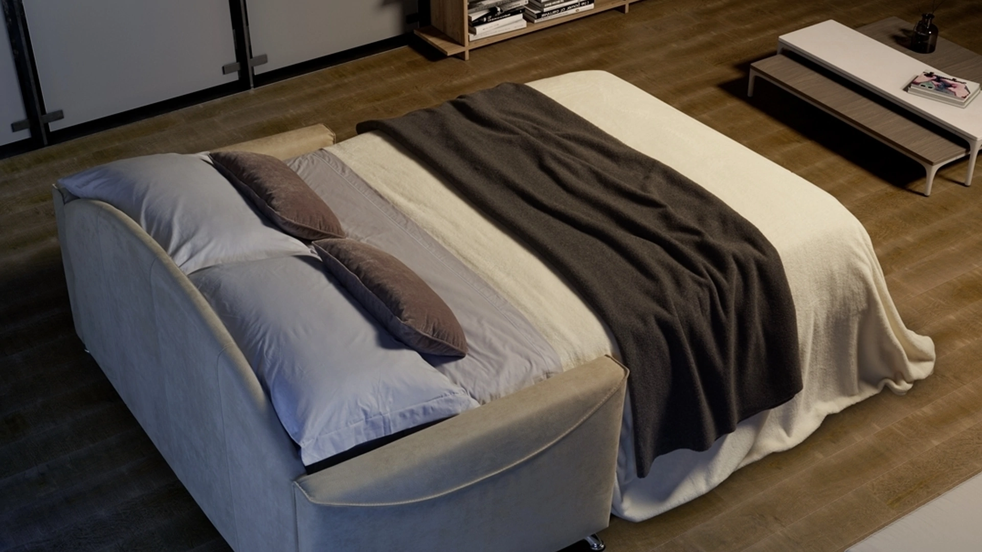 Divano Letto in pelle Boss de Il Benessere