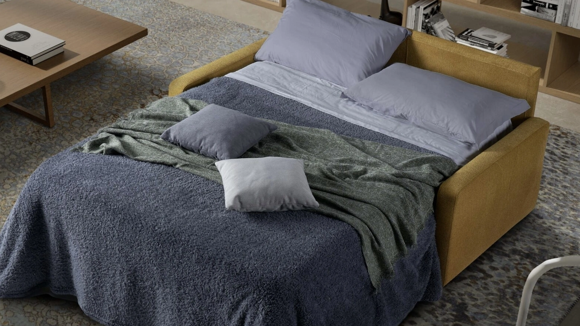 Divano Letto in tessuto Oregon de Il Benessere