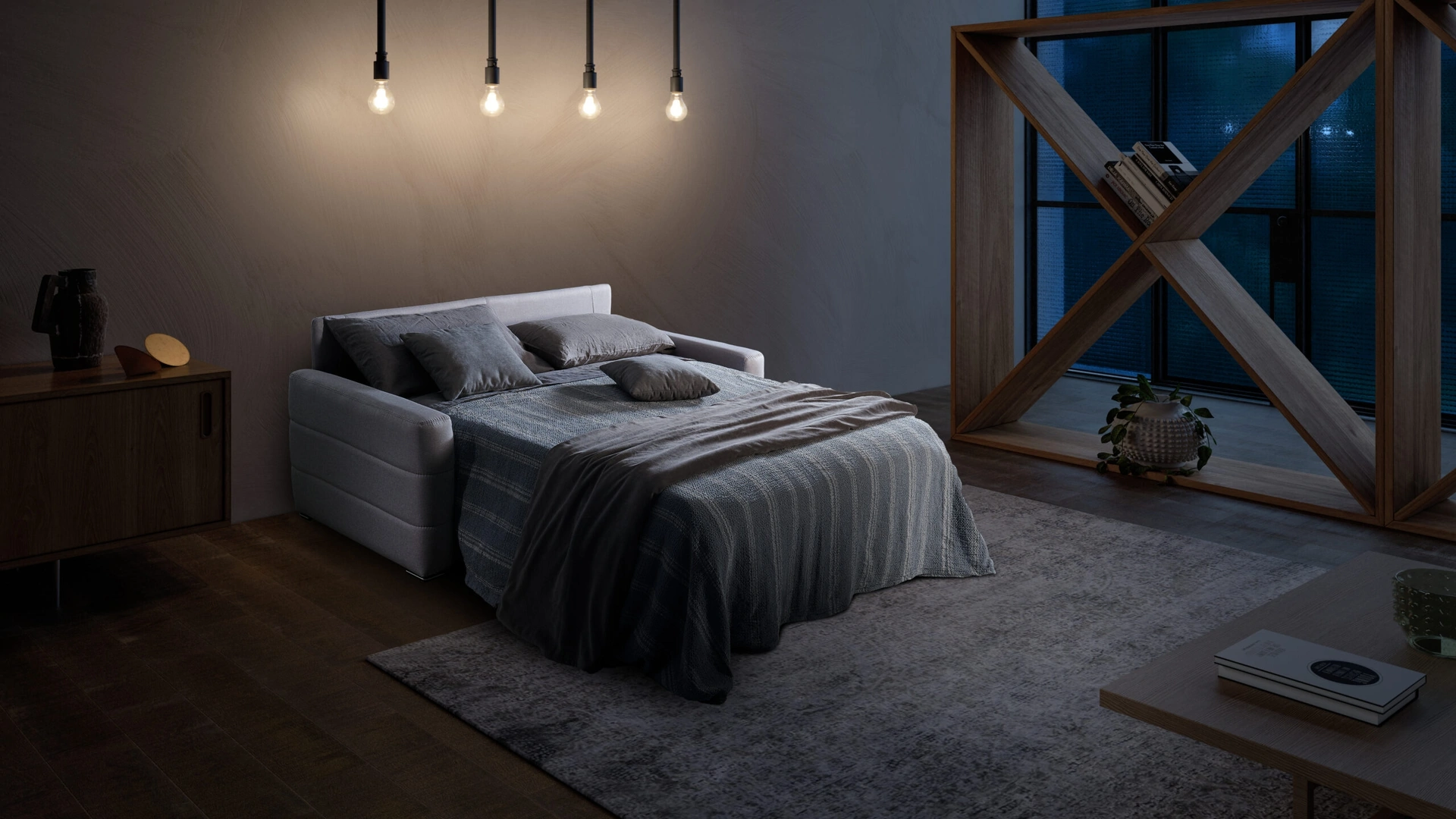 Divano Letto matrimoniale Ponza de Il Benessere