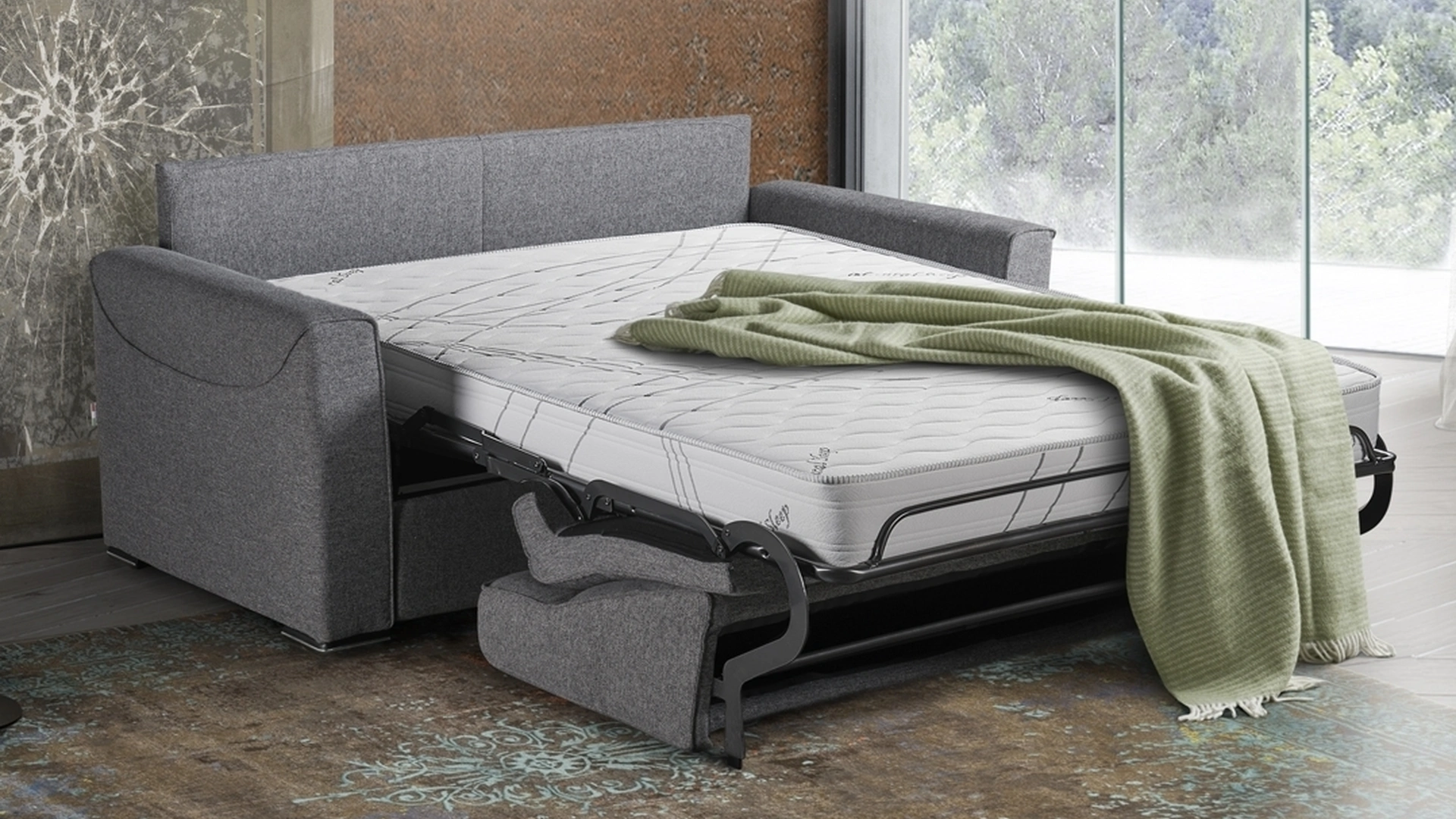 Divano Letto lineare Saturno de Il Benessere