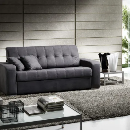 Divano letto in ecopelle lavabile Urban Style SD191 di Imba Srl