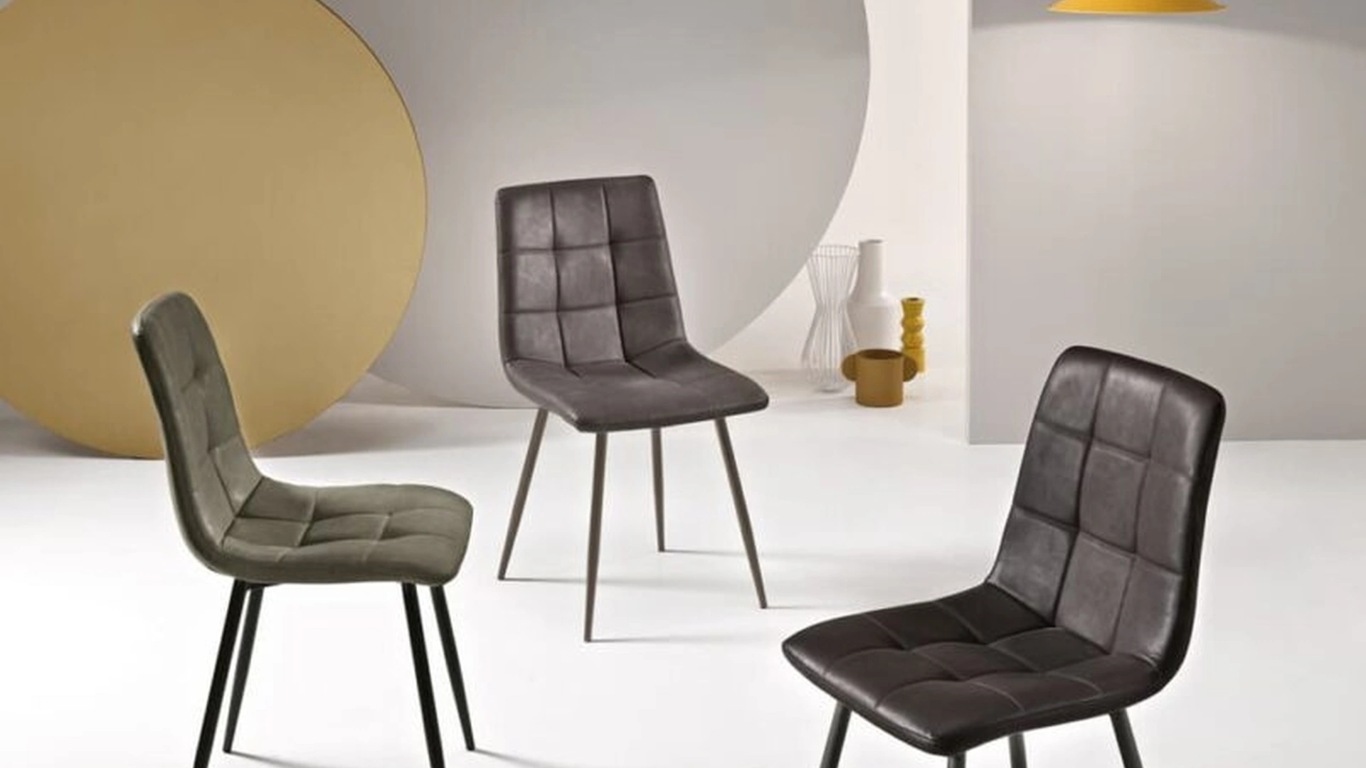 Sedia Arca in ecopelle di Ikone Casa