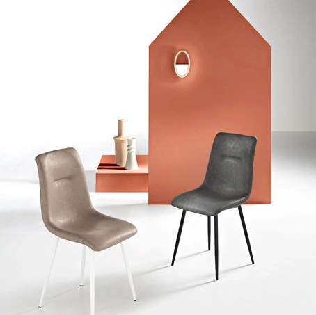 Sedia Lily in ecopelle di Ikone Casa