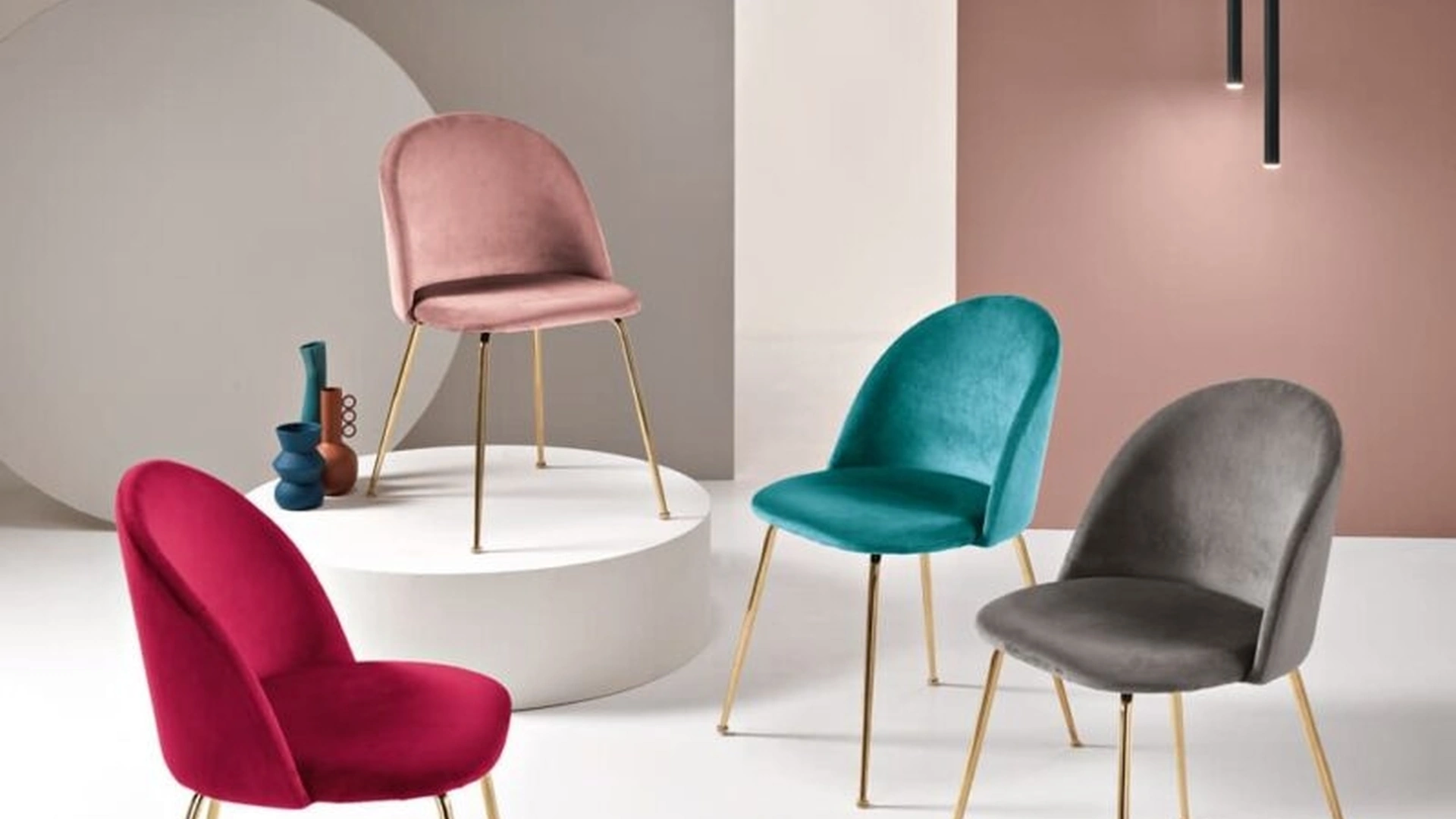 Sedia Venezia in velluto di Ikone Casa