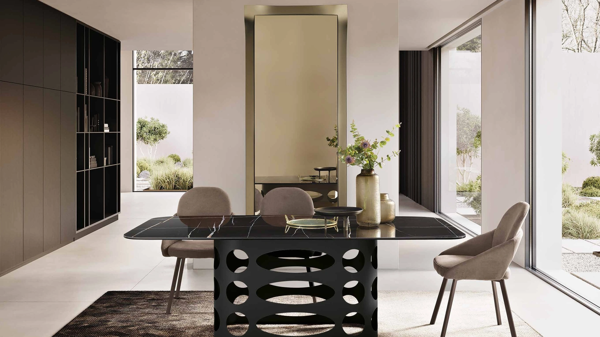 Tavolo Maru in ceramica di Capodarte