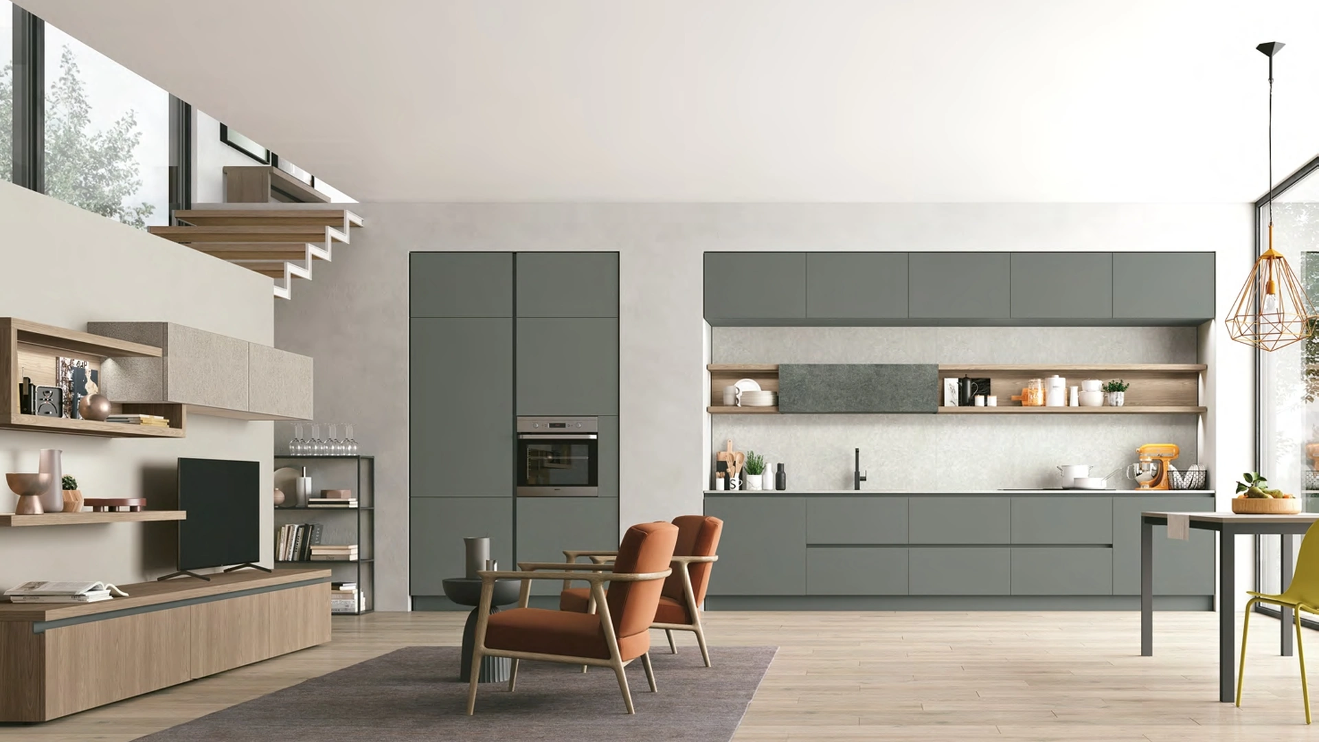 Cucina Moderna Young Modern 05 di Stosa